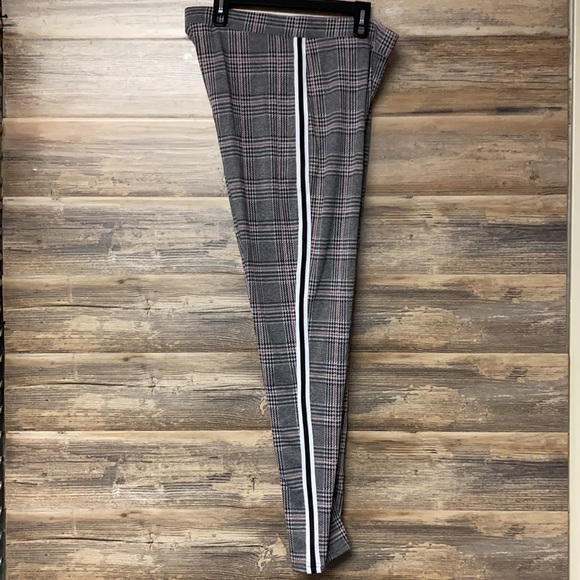 Lot of 3 French Laundry Pull On Stretch Plaid Knit Leggings NWT - Picture 3 of 10